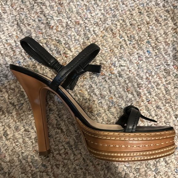 Gorgeous black platform Prada sandals, high heel, size 41 - Picture 2 of 11